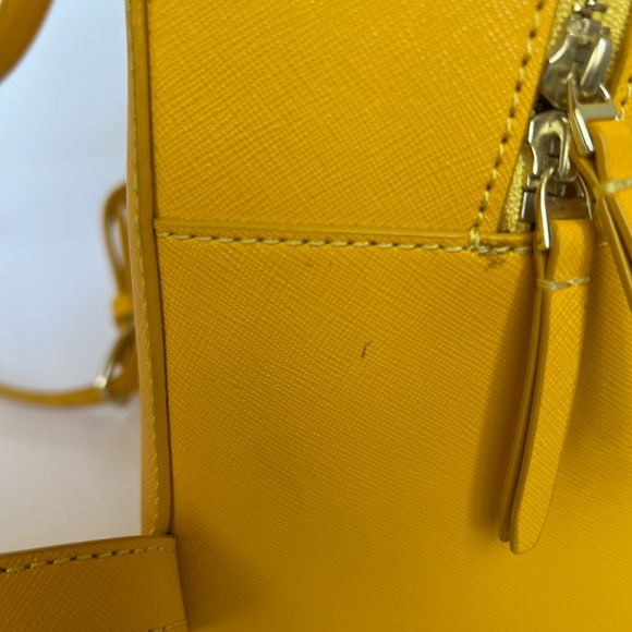 Tory Burch | Emerson Leather Backpack | Cassia Yellow | Great Condition! main image 7